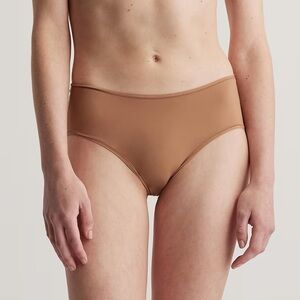 New Quince Women's Second Skin Hipster Brief (6-Pack) Mocha Nude Sz XS